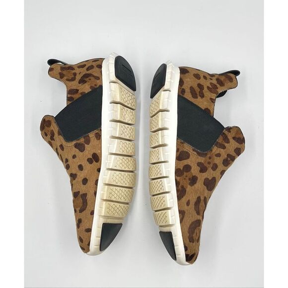 Cole Haan ZeroGrand Leopard Calf Hair Slip-On Sneaker Size 8.5 Lightweight EUC - Picture 5 of 11